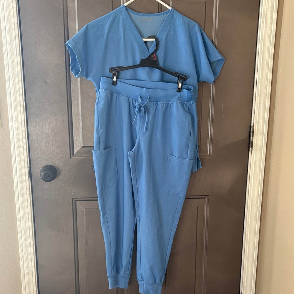 Mandala Blue Heather Denim  Women's Jogger set